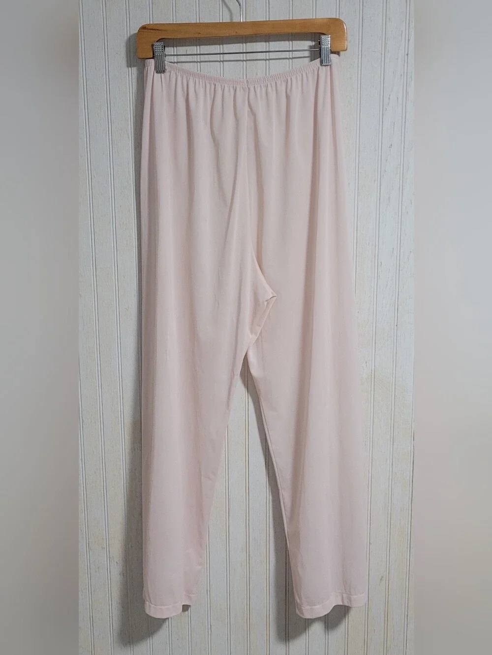 Vintage 70s Vanity Fair Soft Light Pink Pajama Set Size Large